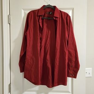 Vibrant Red Slim Fit Shirt